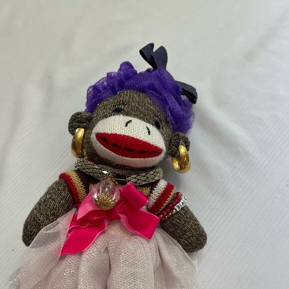 Dan Dee Sock Monkey Plush Stuffed Animal One Of A Kind Rare - Picture 2 of 9